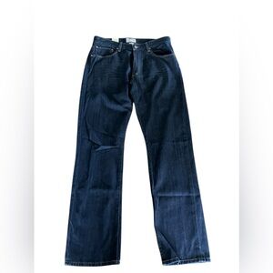 NWT Fossil Deadstock Men’s Easy Fit Denim Jeans Dark Wash Light Whiskering 34x34